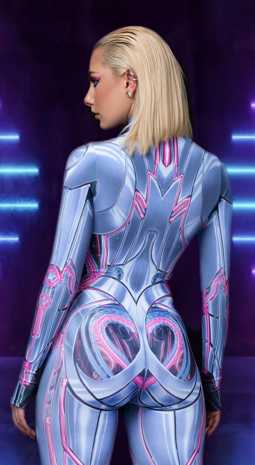 Dream Drapes Full-body Rave Bodysuit