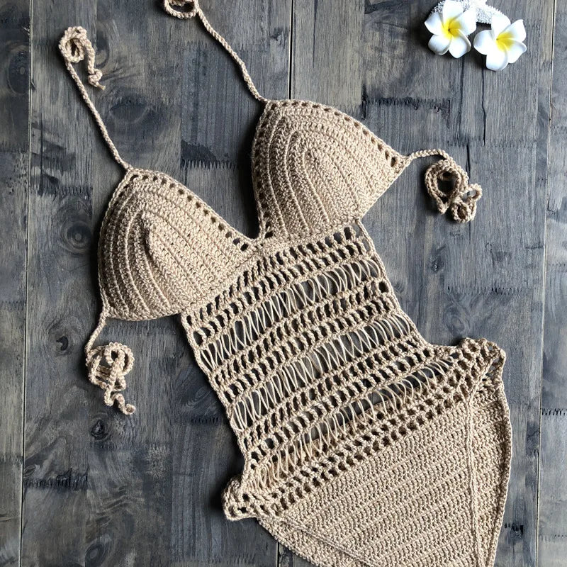 Handmade Bohemian Crochet Monokini