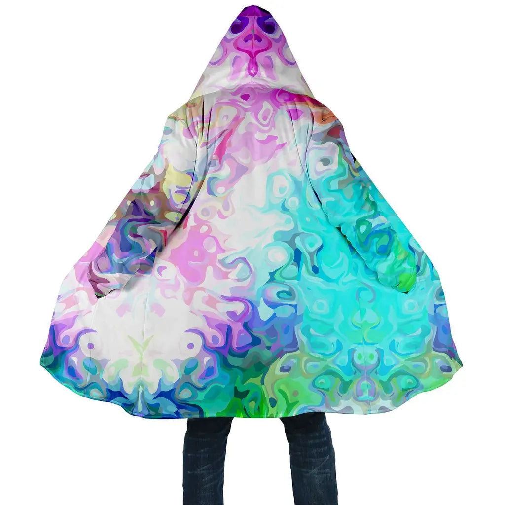 Psychedelic Fleece Lined Dream Cloak