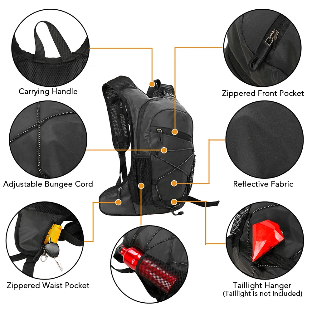 Reflective 8L Hydration Backpack