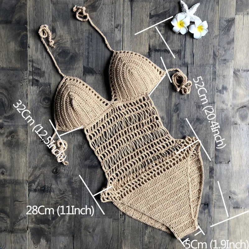 Handmade Bohemian Crochet Monokini