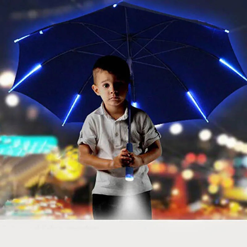 LED Light Transparent Umbrella