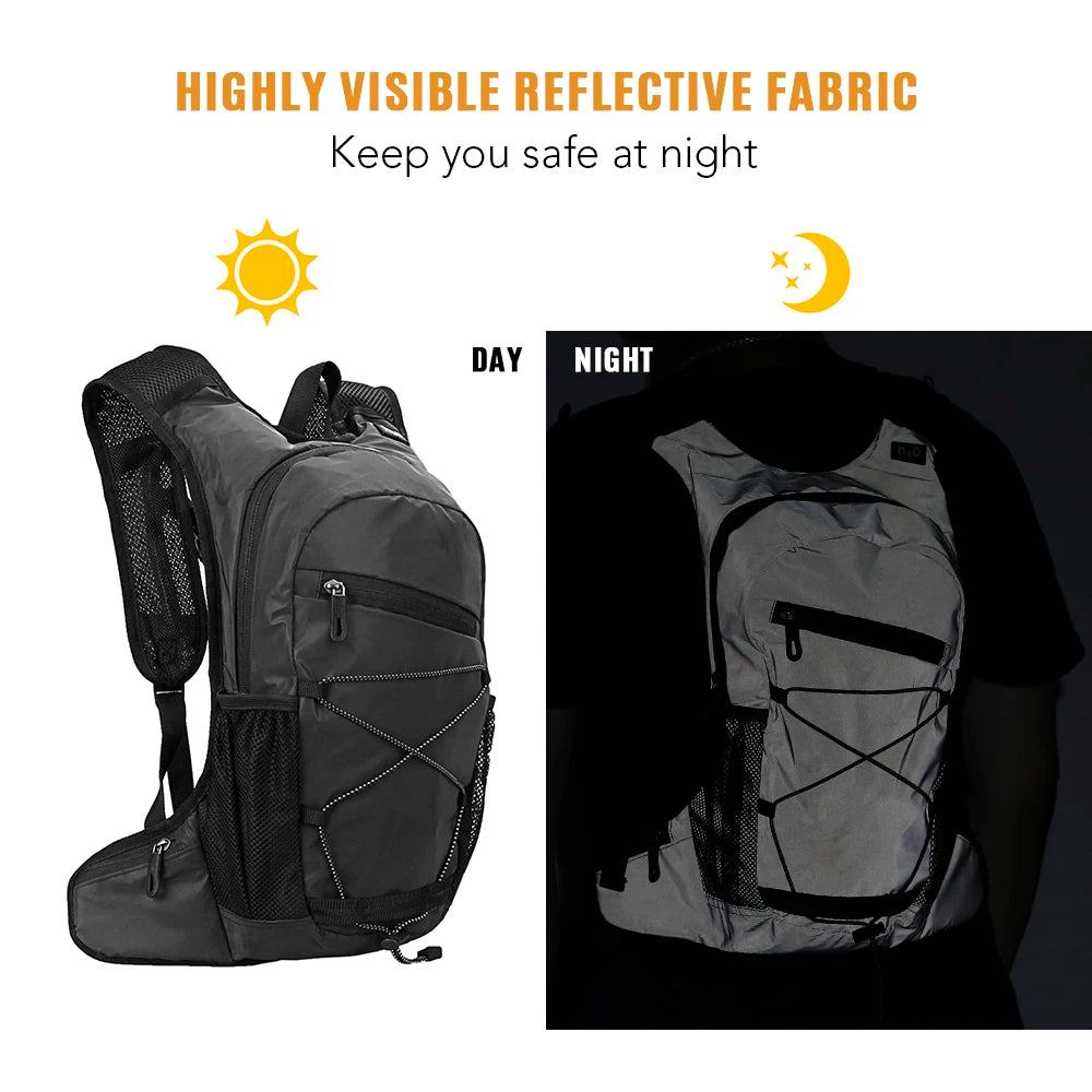 Reflective 8L Hydration Backpack