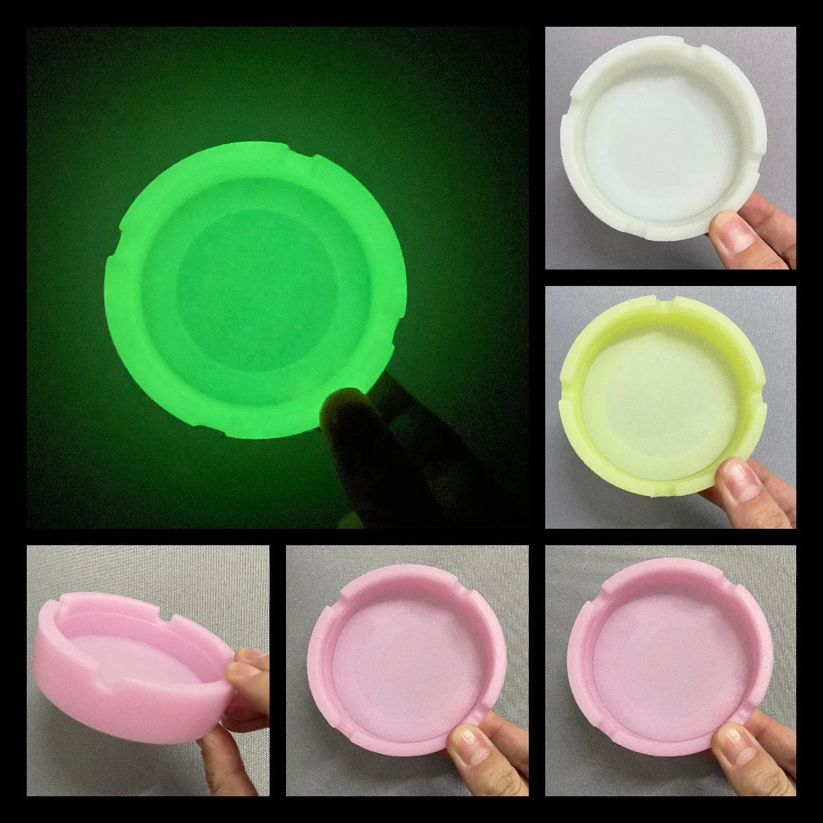 Silicone Glow in the Dark Ashtray