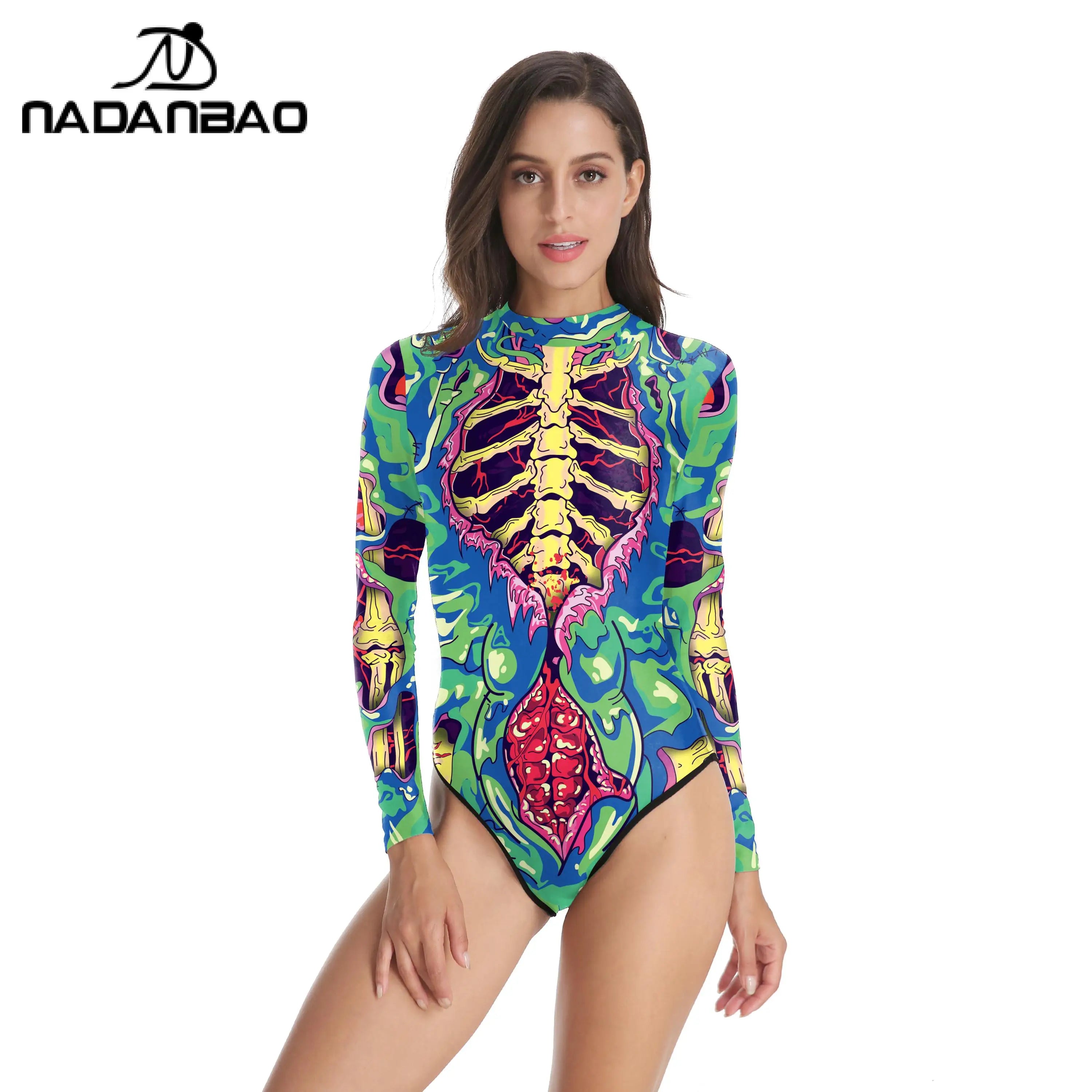 Melting Skeleton Bodysuit