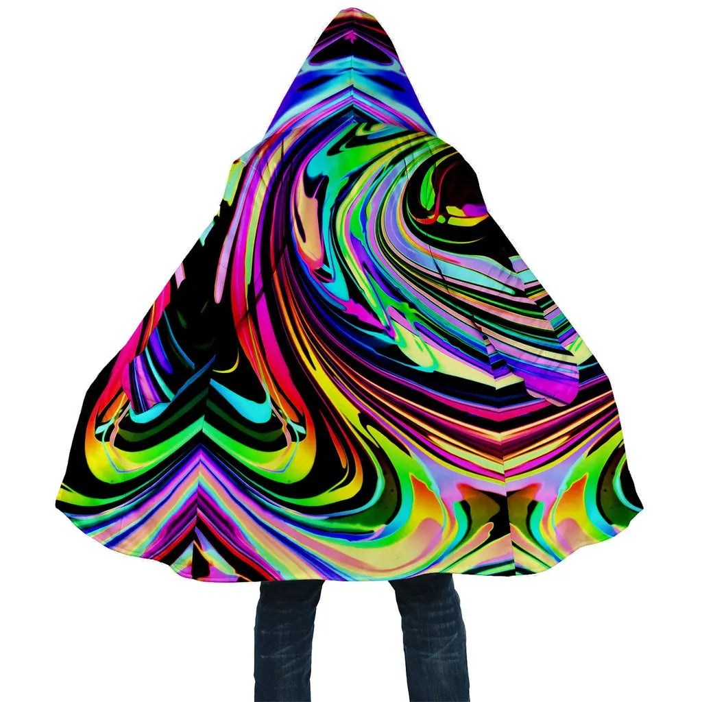 Psychedelic Fleece Lined Dream Cloak