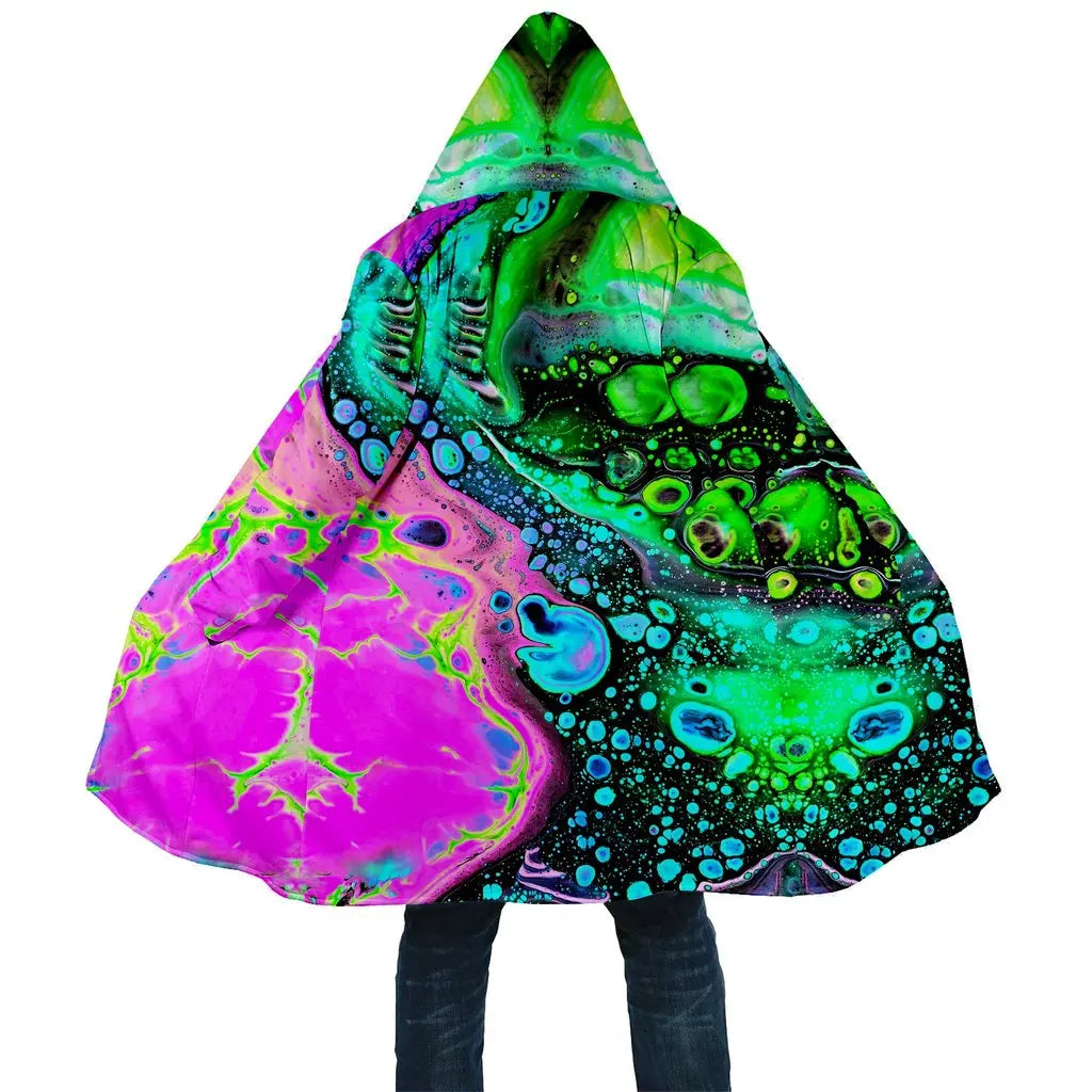 Psychedelic Fleece Lined Dream Cloak