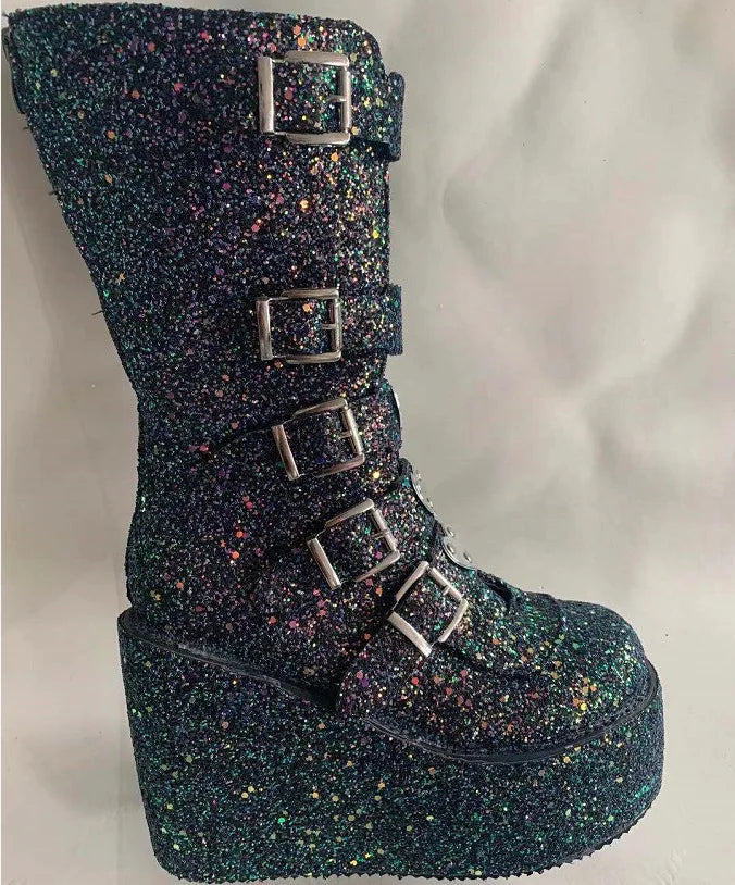 Platform Chunky Rave Boots