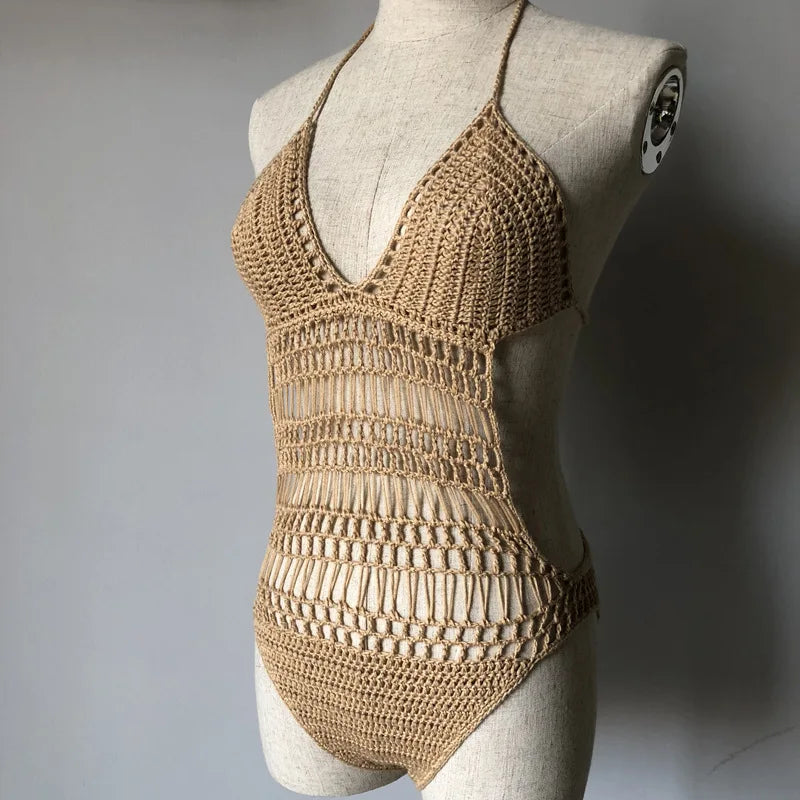 Handmade Bohemian Crochet Monokini