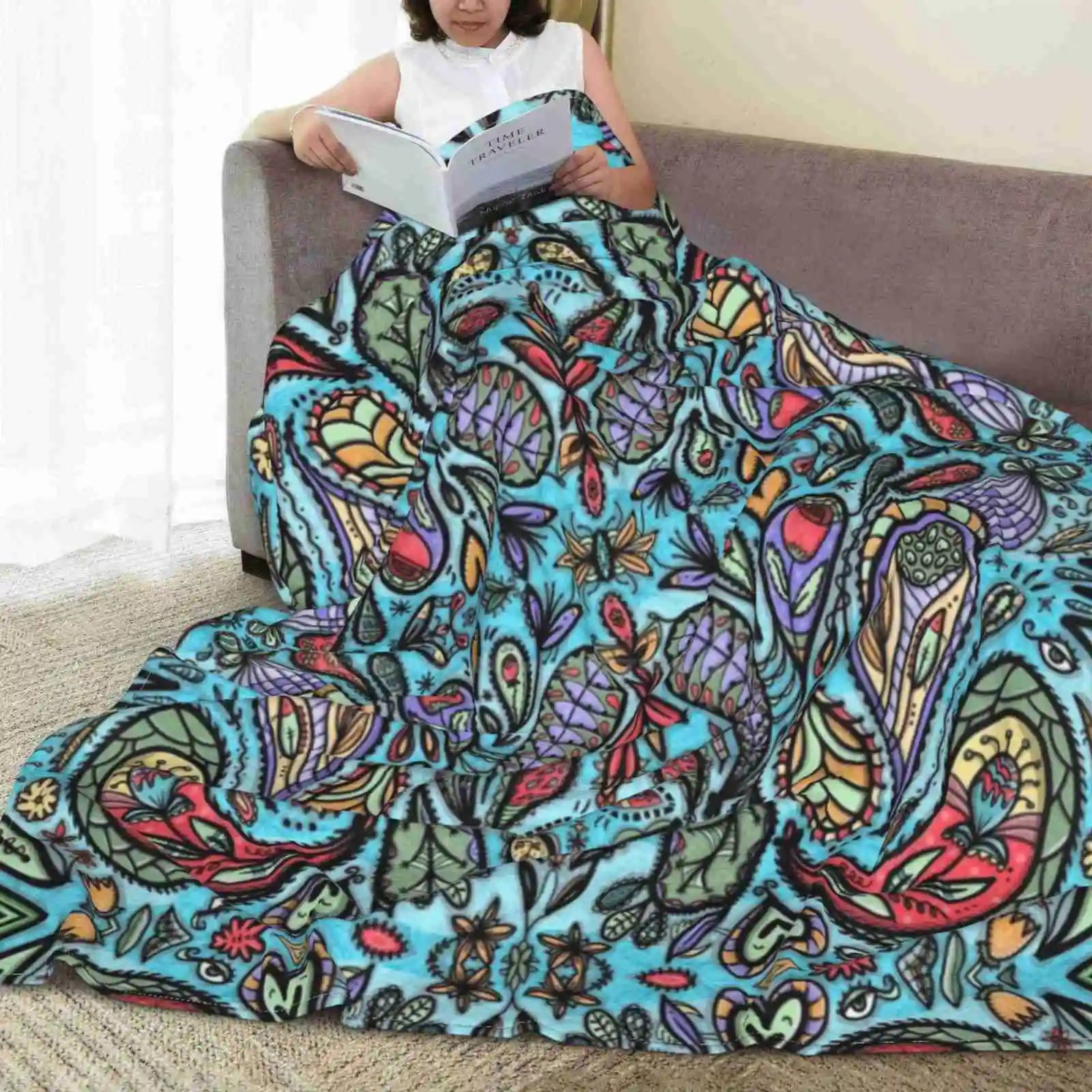 Paisley Daze Creative Design Soft Blanket