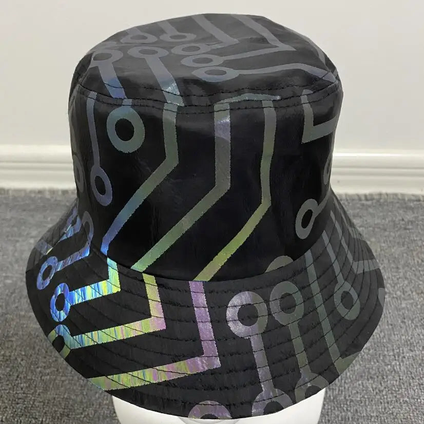 Colorful Reflective Rave Bucket Hat