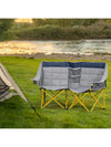 Loveseat Style Oversized Camping Chair with Carry Bag & Cup Holders