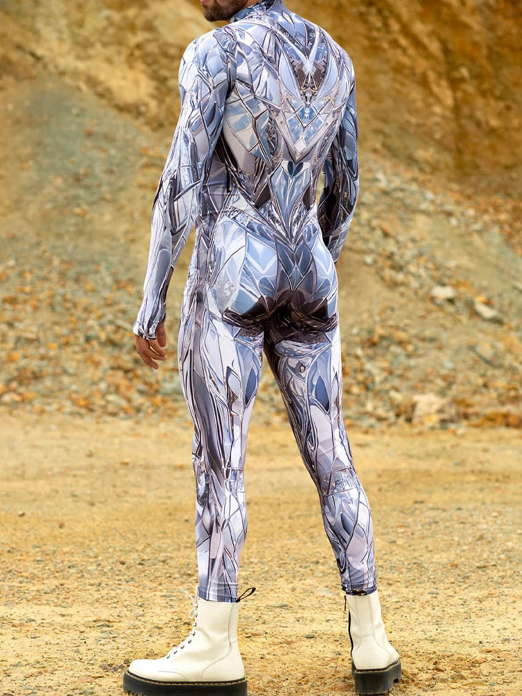 The Reflections Mens Rave full-bodysuit