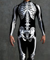 Skeleton Full-Body Rave Bodysuit Mens