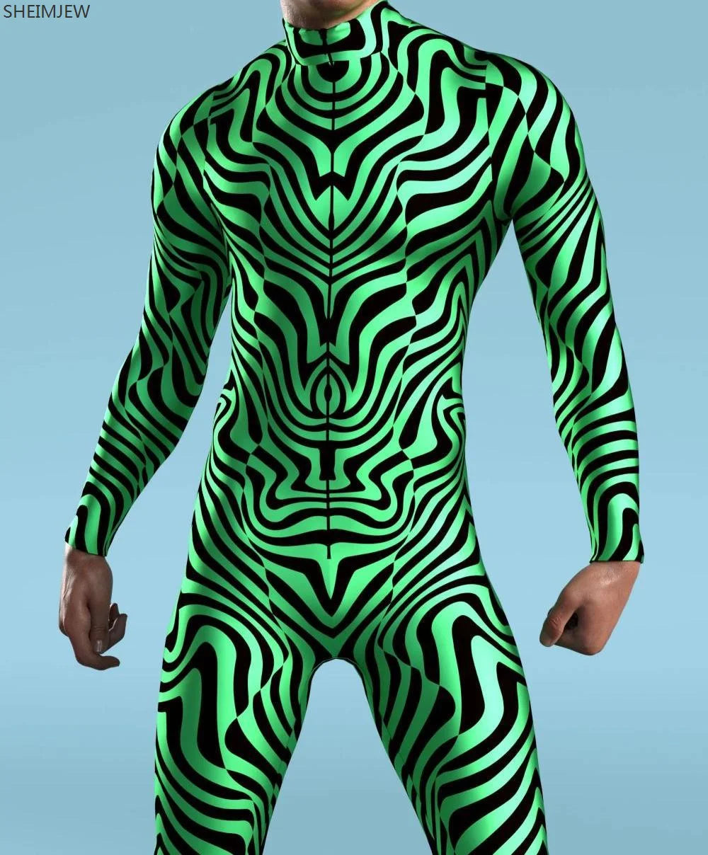 Illusion Full-Body Rave Bodysuit