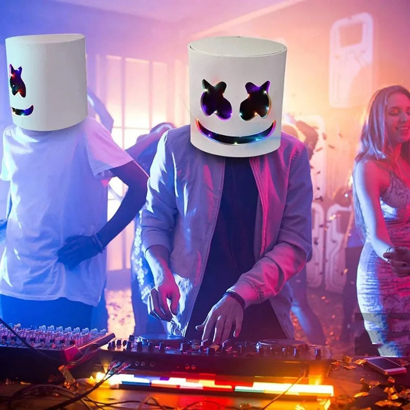 Marshmello LED Full Head Mask