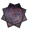 Swirling double-sided printed fluorescent Dapo Star