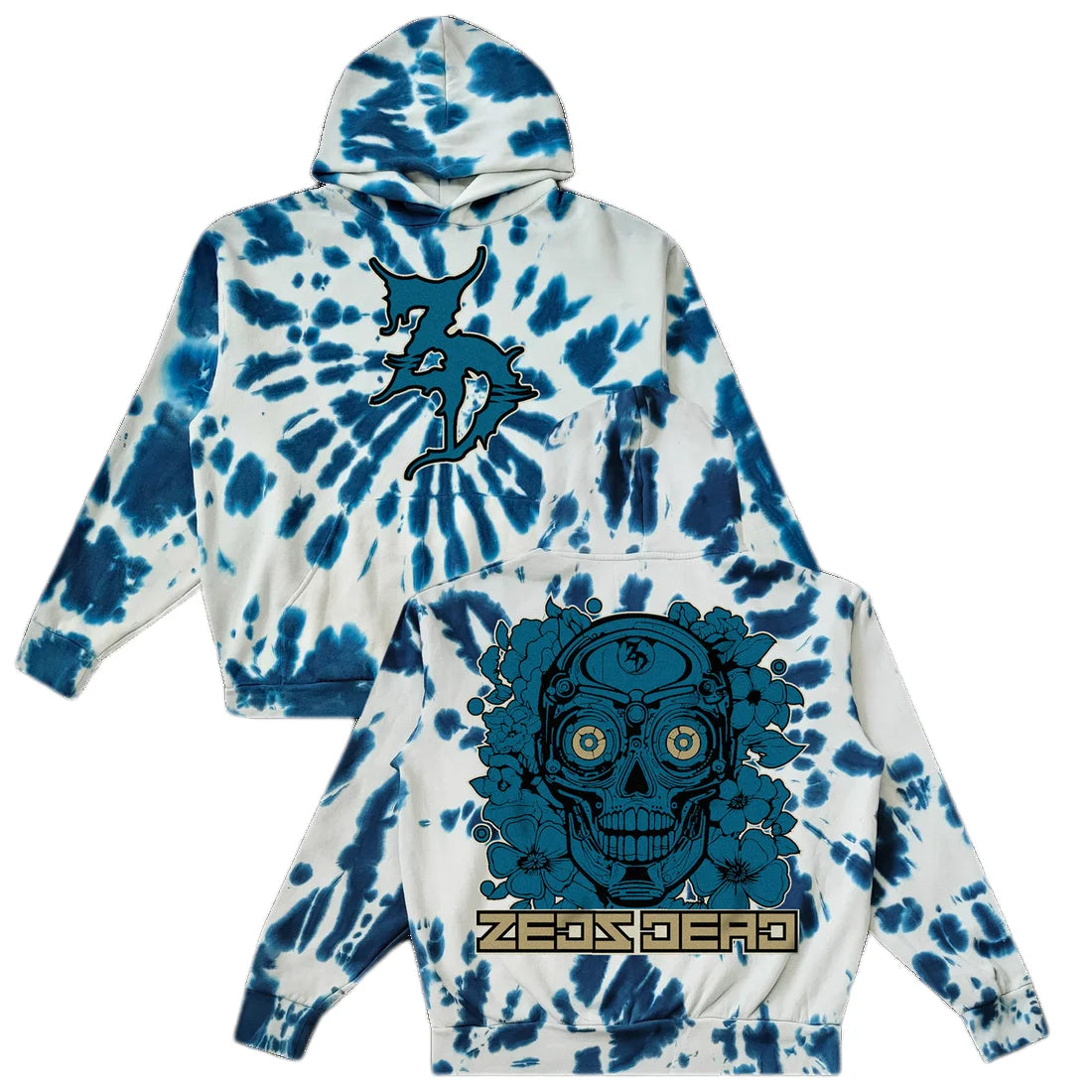 Zeds Dead Tie Dye Long Sleeve Sweatshirt