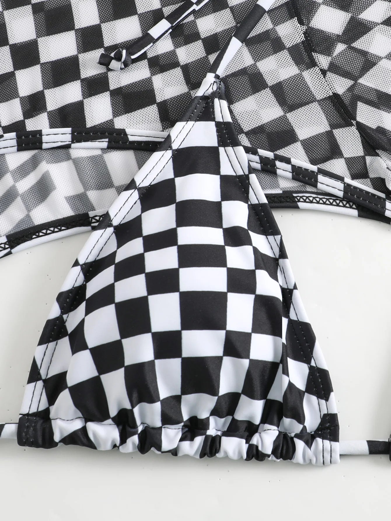 Trippy Checkers; 3 Piece Matching rave outfit Set