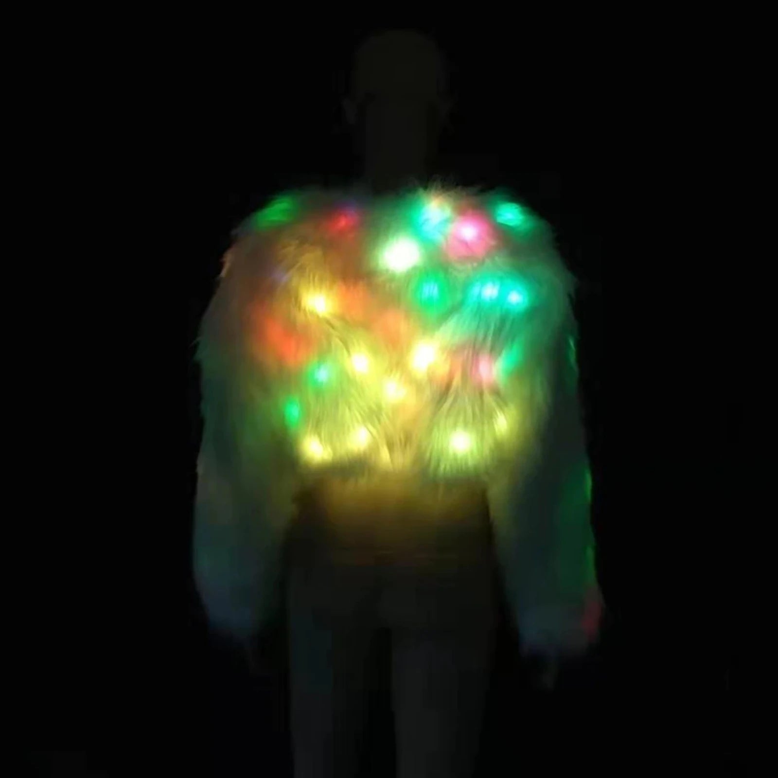 LED Fur Rave Coat