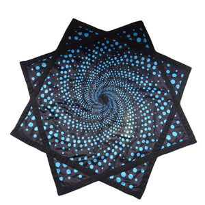 Swirling double-sided printed fluorescent Dapo Star