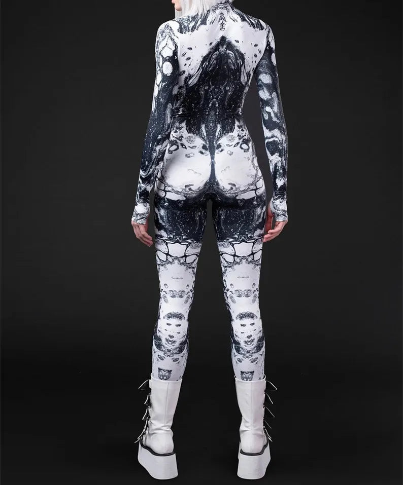 Vortex Vogue Full-Body Rave Bodysuit