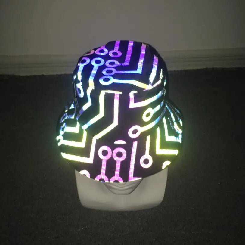 Colorful Reflective Rave Bucket Hat