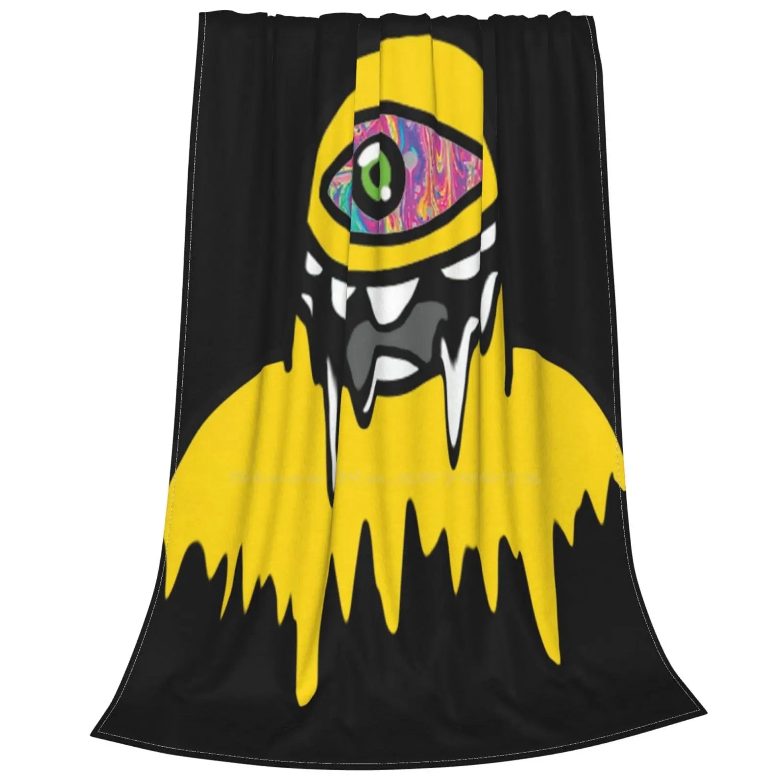 Subtronics Trippy Cyclops Throw Blanket