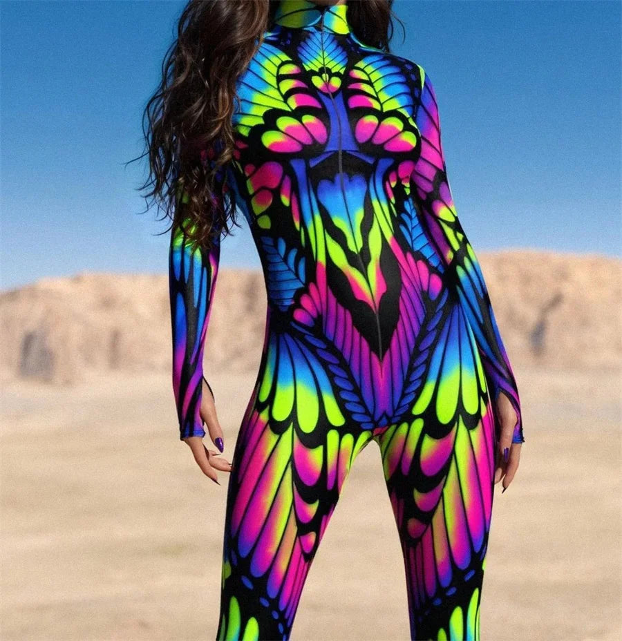 Majestic-Midas Full-Body Rave Bodysuit