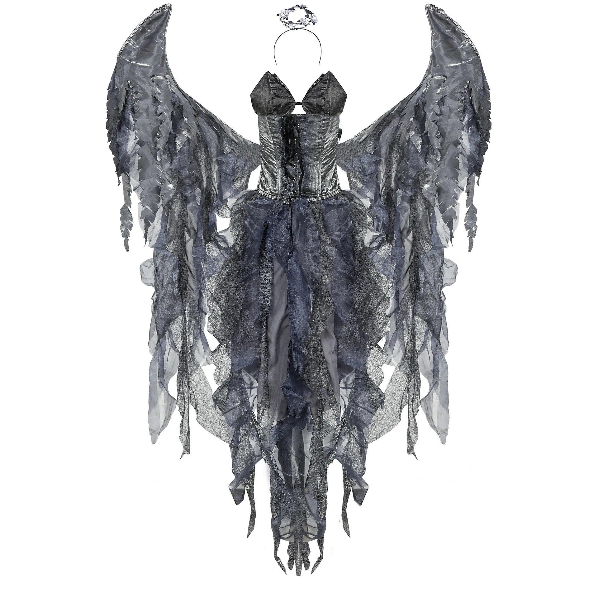 Sexy Dark Fallen Angel Costume