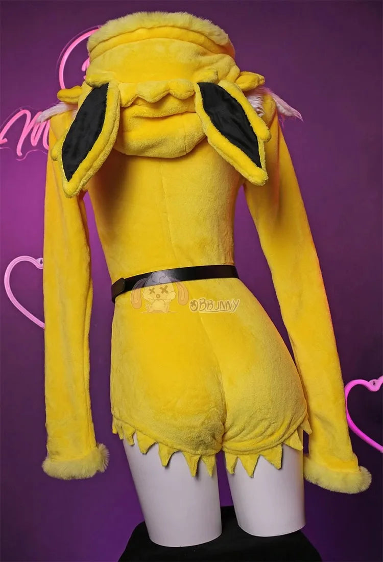 Jolteon Plush Hooded Rave Romper