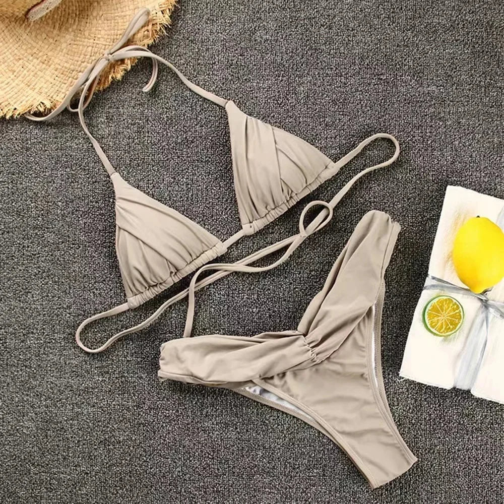 Brazilian Halter Micro Bikini