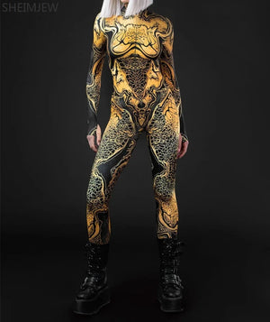 PsycheSkin Full-Body Rave Bodysuit