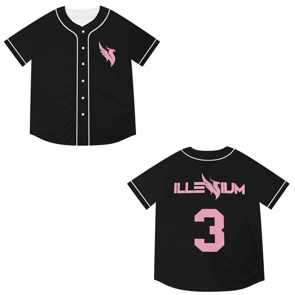 Illenium Black and Pink Rave Jersey