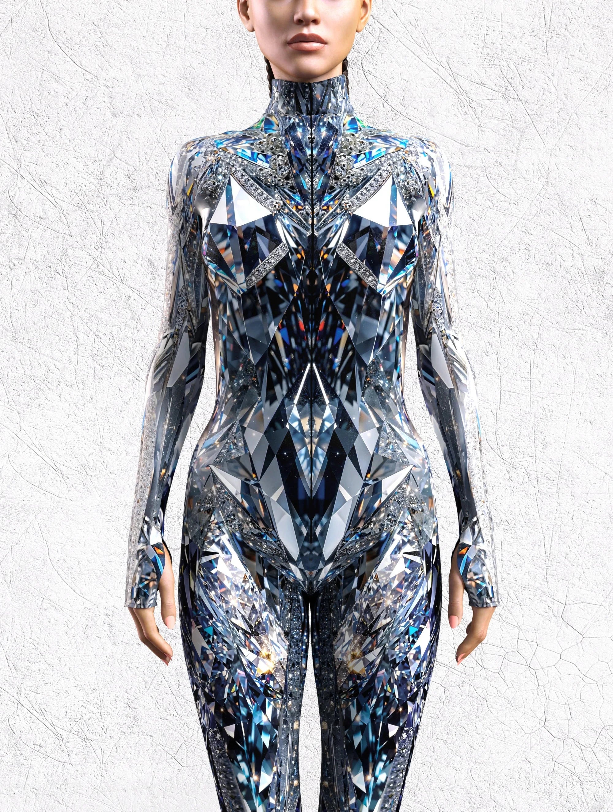 Infinite-Ink Full-Body Rave Bodysuit