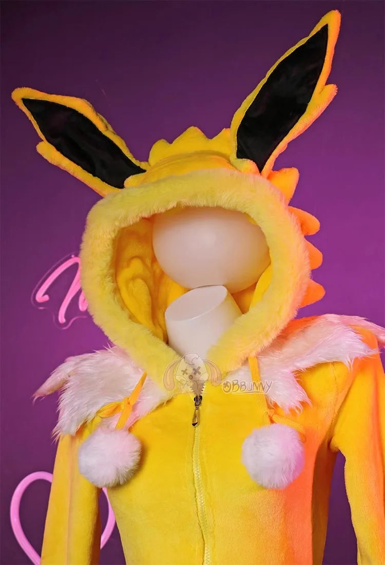 Jolteon Plush Hooded Rave Romper