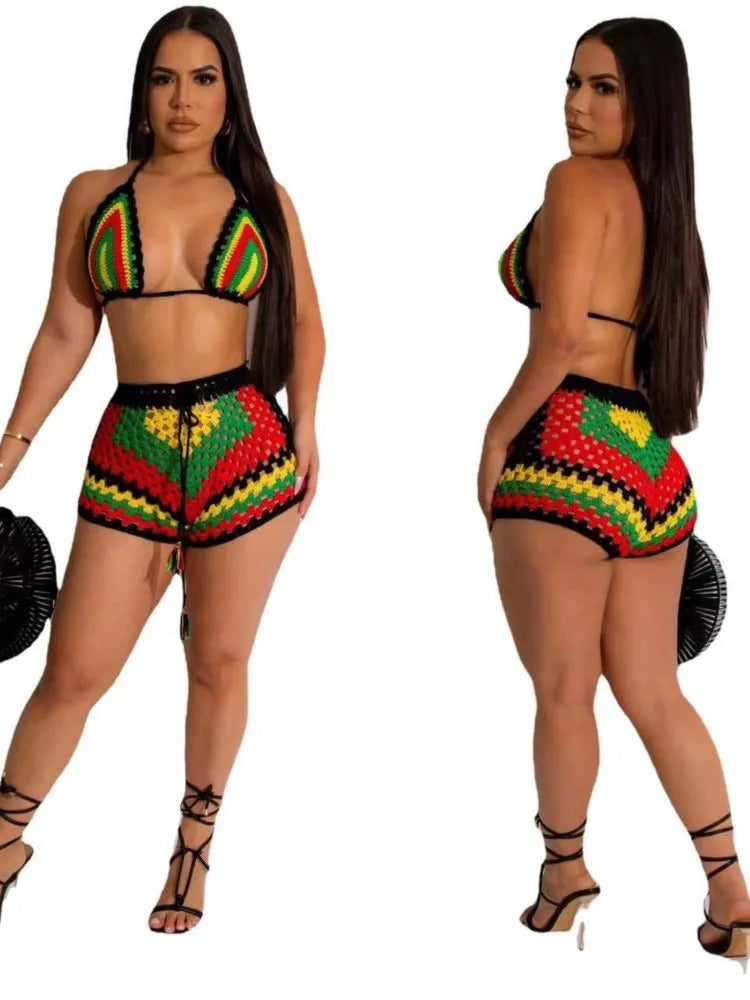 Crochet Bob Marley Themed 2pc Set