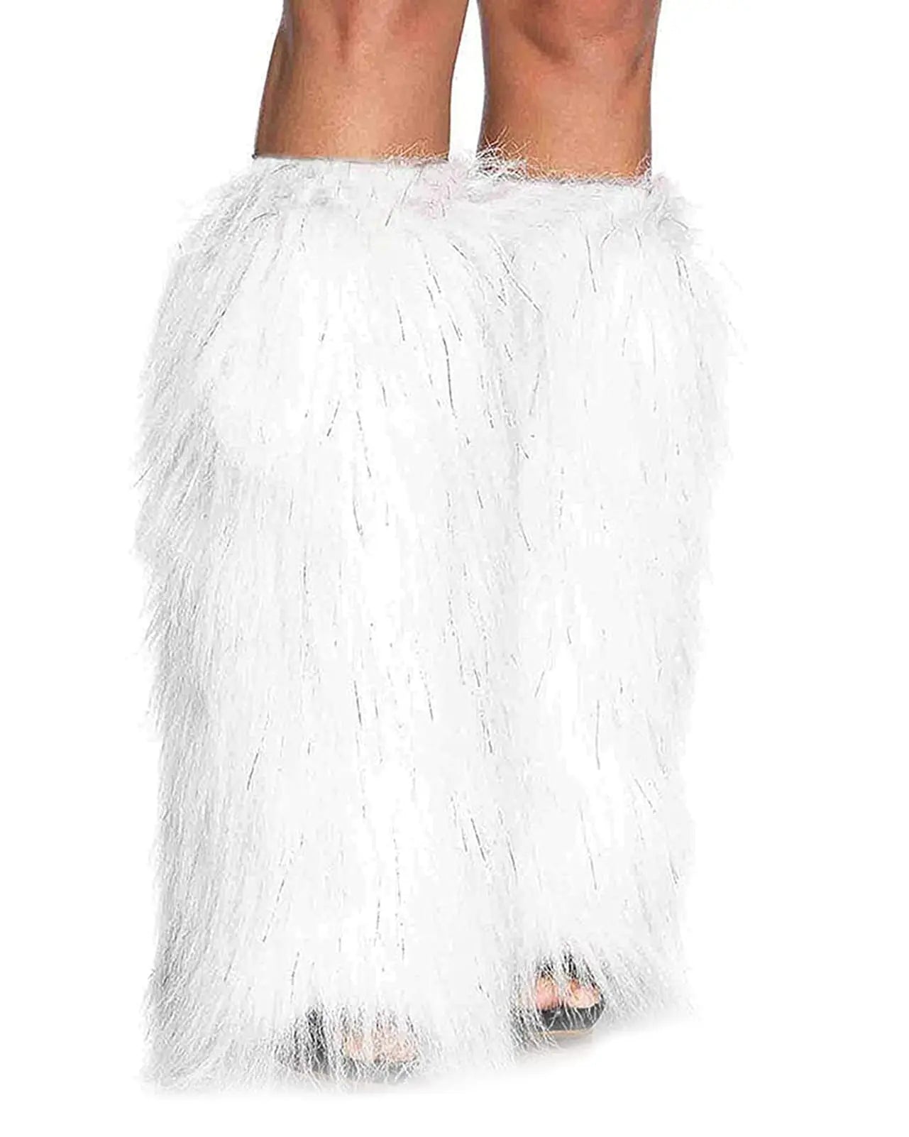 White Faux Fur Rave Fluffies