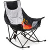 Folding Rocking Camping Chair with Luxury Padded Recliner