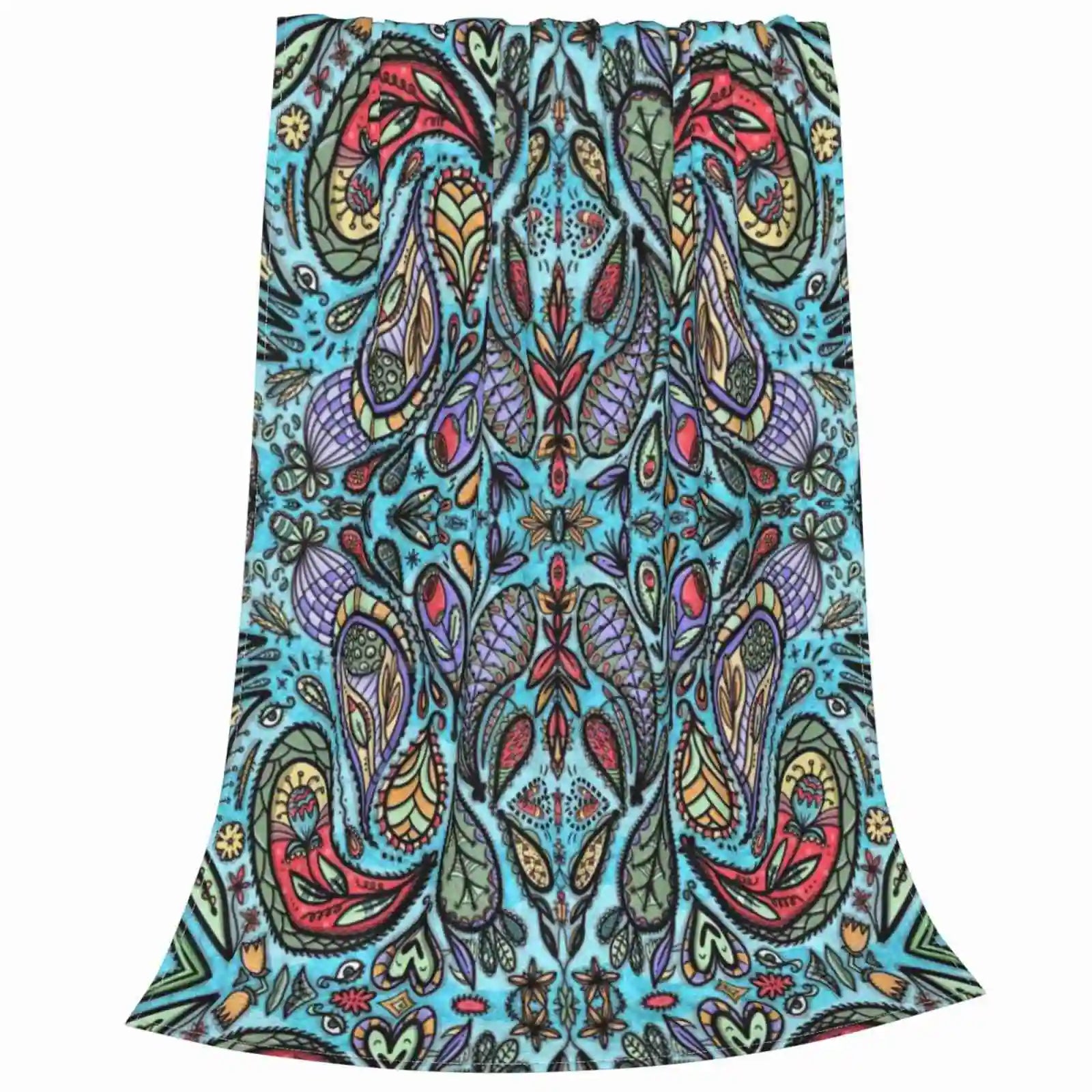 Paisley Daze Creative Design Soft Blanket