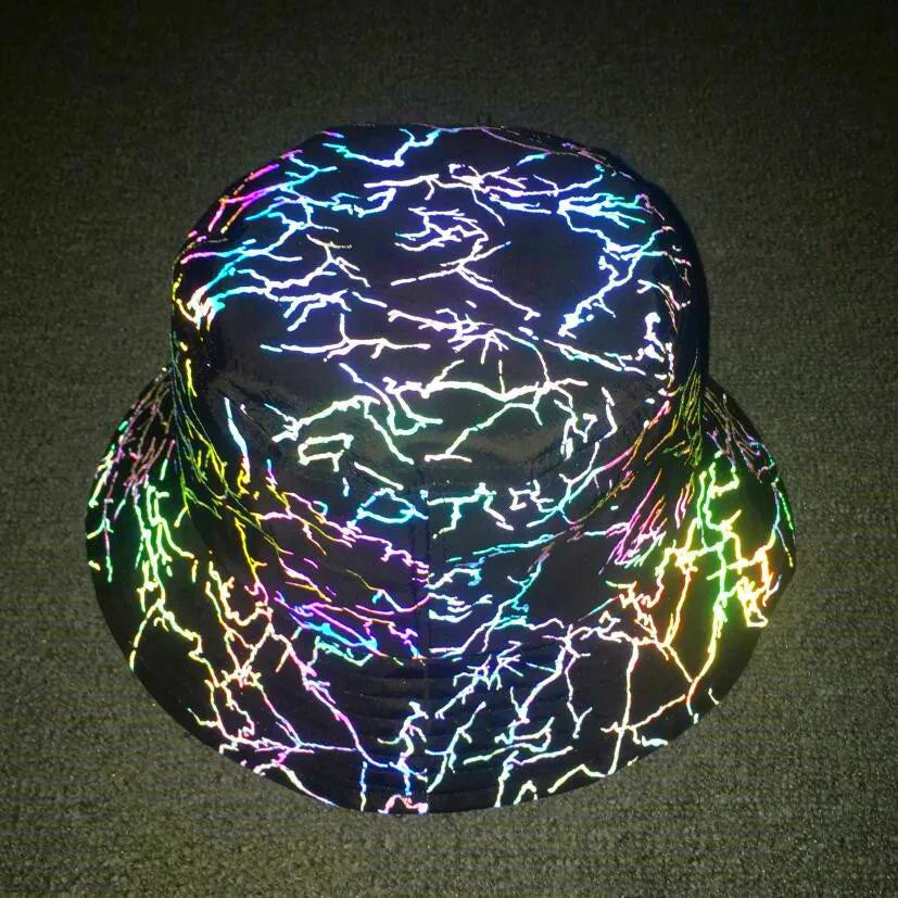 Colorful Reflective Rave Bucket Hat