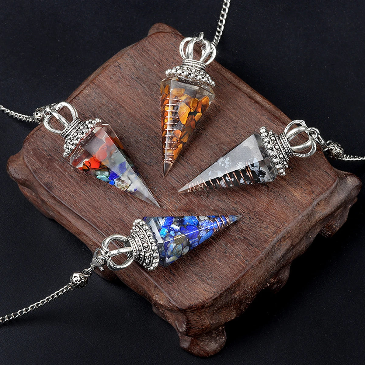 Energy Healing Pendulum Necklace