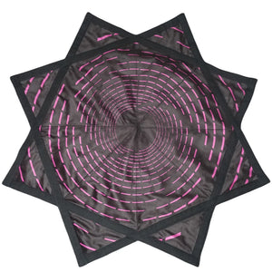 Swirling double-sided printed fluorescent Dapo Star