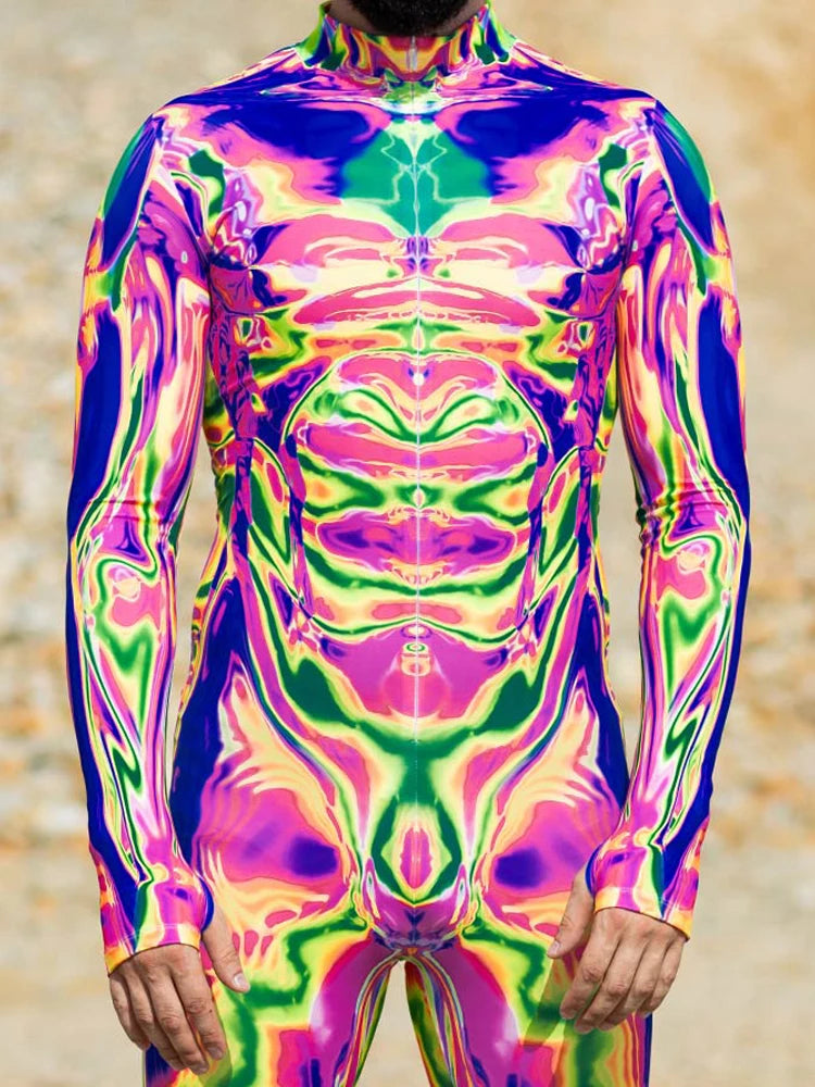 Electric Explosion Full Rave Bodysuit