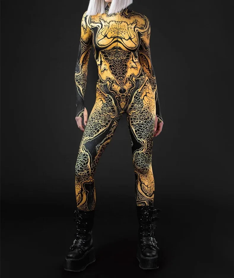 PsycheSkin Full-Body Rave Bodysuit