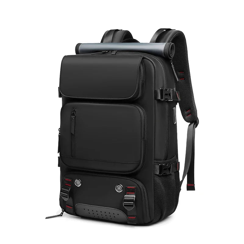 Hiking camping backpack with Hidden USB charging port