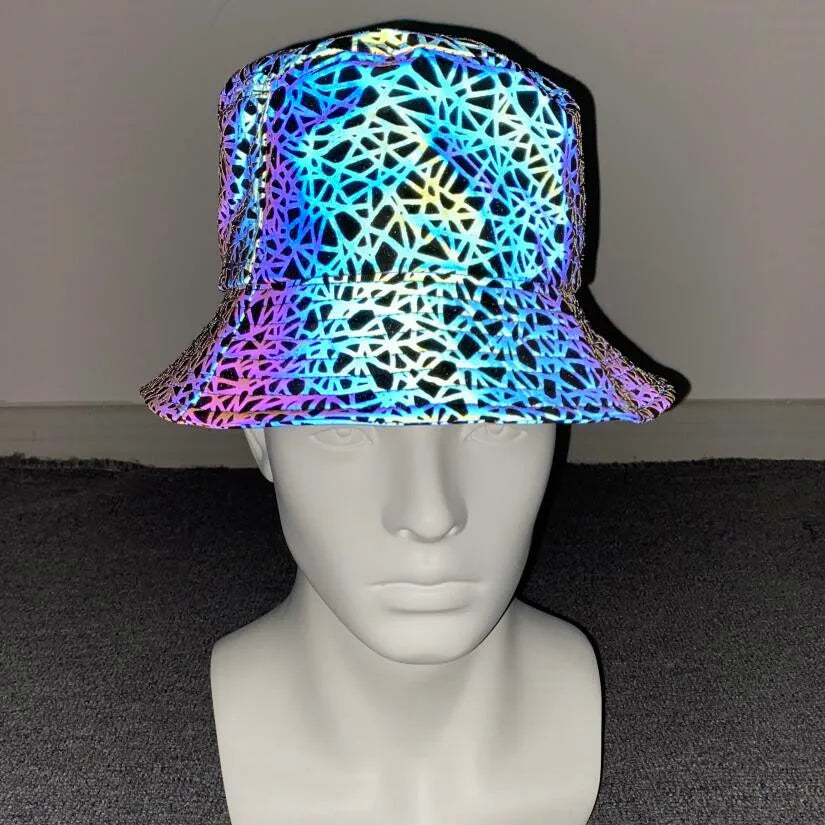 Colorful Reflective Rave Bucket Hat