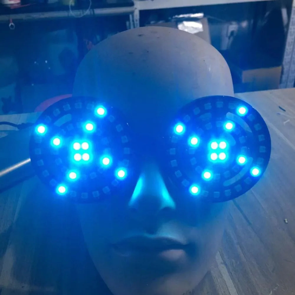 High Grade USB Recharge Rezz Led Light up Goggles