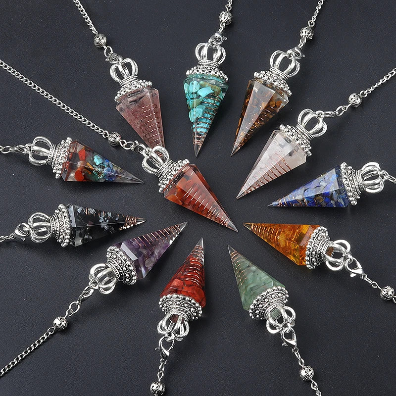 Energy Healing Pendulum Necklace