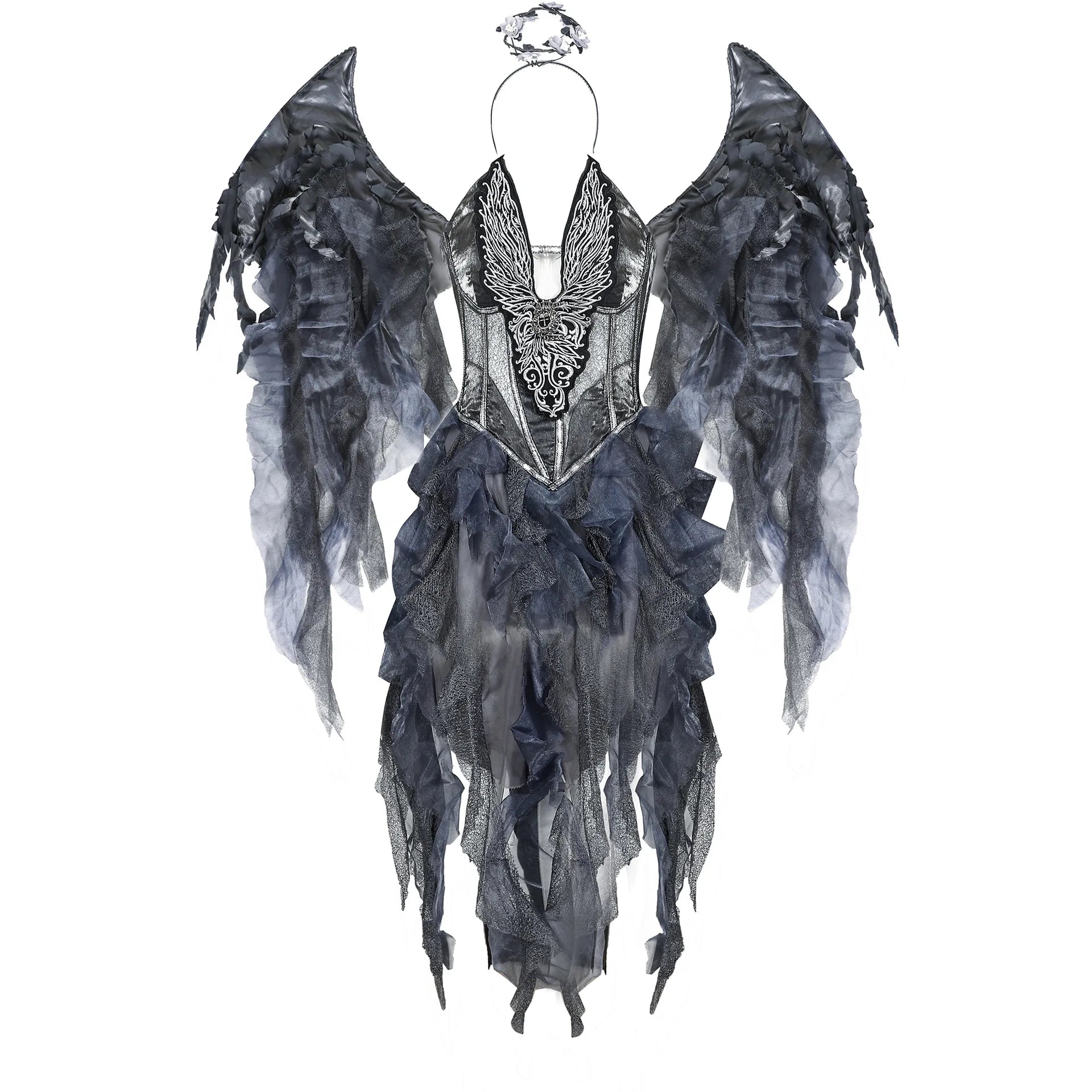 Sexy Dark Fallen Angel Costume